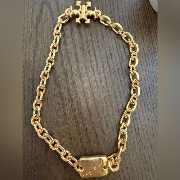 Tory Burch Signature Gold Necklace - Picture 2 of 7